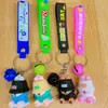 Chaveiro Pingente Gatinho Kt Desenho Animado Figurine Estilo Misto de Borracha Macia PVC Acessório de Bolsa Brinquedo da Moda Pequeno Presente Venda por Atacado