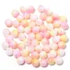 Cuentas Redondas de Acrílico Plateado Color AB Degradado, Cuentas Sueltas de Colores Aurora, Materiales para Pulsera de Abalorios Hecha a Mano DIY, Accesorios de Joyería