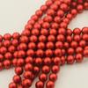 Austria Shijia Cristal 5810-2027 Rojo Profundo Perla con Agujero Pasante Pendientes DIY Pendientes Colgante Accesorios de Cuentas