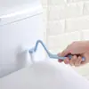 Cepillo para inodoro para uso doméstico, limpieza sin puntos ciegos, cerdas suaves, mango largo, cepillo de limpieza para baño, cepillo de limpieza para inodoro montado en la pared