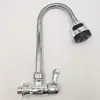 Grifo universal grifo de cocina en la pared frío único universal para lavabo de platos grifo de cocina de acero inoxidable grifo de balcón