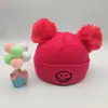 Gorros para Bebé, Gorros de Lana Tejida, Calentadores de Cuello Cálidos de Otoño e Invierno para Niños y Niñas, 3-18 Meses, Orejeras Infantiles en Forma de Cúpula