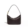 Bolso de Mujer Simple y Versátil Tejido a Mano, Bolso de Hombro Retro de Gran Capacidad, Bolso Cruzado de Lonchera de Tendencia de Nicho