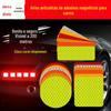 Adesivos Refletivos em Formato Oval Grau Diamante Refletivo Noturno Patches Decorativos Abertos Refletivos Adesivos de Carro Refletivos à Prova d'Água Folhas Refletivas