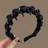 Faixa de cabeça antiderrapante para lavar o rosto, faixa de cabeça para o topo do crânio, acessório de cabelo feminino de luxo leve de alta qualidade, novo estilo primavera/verão 2026