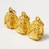 Colgante de Buda sin Fase Chapado en Oro de Cobre Puro Accesorio de Colgante DIY Dorado Antiguo Suministro Mayorista de Joyería
