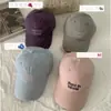 Sistema de color Morandi estilo coreano de la abuela Chen gorra de béisbol lavada de ala suave para mujer gorra de pico de pato versátil de alta gama que adelgaza el rostro