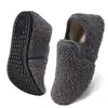 Sapatos de Chão Espessos com Forro de Lã para Outono e Inverno Adulto Transfronteiriços, Sapatos de Casa Masculinos e Femininos, Sapatos de Meia Quentes para Interior Adulto, Sapatos de Meia para Crianças