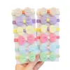 Accesorios para la Cabeza de Niños, Accesorios para el Cabello, Aro de Toalla con Flor, Cuerda para el Cabello con Lazo, No Lastima el Cabello del Bebé, Cola de Caballo, Cuerda Elástica Alta para la Cabeza para Mujeres