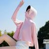 Chal Ropa con Protección Solar para Mujer, Nuevo Modelo Verano 2026, Camiseta Negra de Goma con Protección UV, Ropa con Protección Solar de Seda de Hielo, Cubierta para Ciclismo