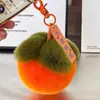 Pingente de pelúcia Boa ocorrência de caqui pequeno caqui imitação Rex cabelo de coelho caqui Ruyi fofo pompom bolsa pingente chaveiro