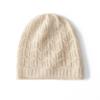 Gorro de Cachemira para Niños Otoño e Invierno Gorro Hueco Apilado Lana de Cachemira Tejido Moda Clásico Combinable Protección para los Oídos Gorro Cálido