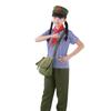 Conjunto de Camisetas Alma Marina para Niños Ejército Rojo Pequeño Coro Patriótico Aprendiendo Lei Feng Buen Ejemplo Estrella Roja Brillante Disfraz de Presentación de Baile