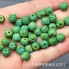 Cuentas antiguas de porcelana de alta magnesita, colza, turquesa verde, semillas de la pasión, texto de bricolaje, juego de accesorios de moda, cuentas de Buda, adornos de cuerda hechos a mano