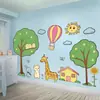 1 de junio Pegatinas de Dibujos Animados para Aula Habitación de Bebé Pintura Decorativa Superficie de la Pared En la Pared Papel Tapiz de Pared Pegatinas de Pared para Educación Temprana Grandes