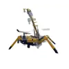 Equipo de elevación autopropulsado grúa de construcción de ingeniería hidráulica oruga control remoto pluma telescópica grúa araña plegable