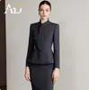 Falda Profesional Bodycon para Mujer de Color Gris Oscuro, Nuevo Estilo Primavera y Otoño, Ropa Formal con Sentido del Diseño, Elegante y ceñida al cuerpo, Adecuada para Sociales y Atuendo de Trabajo
