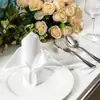 Servilleta de Tela de Satén Sedas y Satines Poliéster Suave Hotel Lujo Decoración de Mesa Boda Navidad Venta al por Mayor Tela Transfronteriza