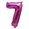 0-9 Rosa original 16 pulgadas globo digital Año Nuevo fiesta de cumpleaños de bebé suministros de decoración globo de película de aluminio