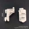 Clip para Refrigerador Acero Inoxidable Clip para Estante de Gabinete de Bebidas Gancho para Congelador Clip de Soporte para Almacenamiento en Frío Accesorios de Gancho de Soporte