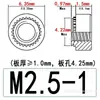Fabricante porcas de travamento serrilhadas de aço carbono/aço inoxidável S/CLS-M2M3M4M5M6M8, porcas de pressão galvanizadas de ferro