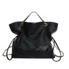 Bolsa de Ombro Único Moderna e Estilosa, Novo Modelo Transfronteiriço, Bolsa Tote Casual de Grande Capacidade para o Dia a Dia, Mochila Versátil Estilo Chanel