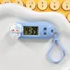 Reloj Electrónico Portátil de Sirvienta de Dibujos Animados Mini Pequeño Reloj Colgante Silencioso Solo para Exámenes de Estudiantes Niños Reloj de Hora