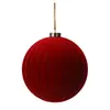Nuevas Bolas de Navidad Afelpadas de 15 cm, Varios Estilos de Adornos Colgantes, Bolas Decorativas para Árbol de Navidad, Arreglo de Atmósfera Festiva, Bolas Grandes, Personalizables