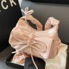 Bolso Texturizado de Nicho Estilo Francés para Mujer 2026 Nuevo Modelo de Primavera Bolso de Hombro Único Cruzado con Pliegues de Alta Gama