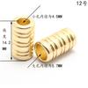 Fivela de suspensão de sino de metal de alta qualidade desgaste fivela decorativa fivela atacado multi-estilo DIY acessórios de vestuário acessórios