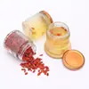 Frasco Transparente de Vidrio con Rayas Verticales de Boca Grande Multifuncional tipo Nido de Pájaro, Botella para Subenvasado de Pescado en Caldo Fresco, Frasco Sellado para Almacenamiento de Mermelada y Miel