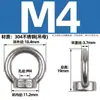 Tuercas de Ojo de Acero Inoxidable 304, Tuercas de Ojo Triangulares, Tuercas de Ojo Estilo Japonés, Tuercas de Ojo Marinas, Tuercas de Anillo de Fábrica M6-M16