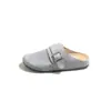 Pantuflas Birkenstock para Mujer para Uso en Exteriores Otoño e Invierno 2025 Mules Cerrados sin Talón con Forro de Lana Primavera y Verano 2026
