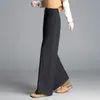 Elegantes pantalones de pierna ancha de corte holgado en mezcla de lana para mujer, nueva colección otoño/invierno 2026, de cintura alta, adecuados para el trabajo y el uso casual, con una caída fluida.