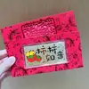 Shuibeite Mismo Estilo Oro Puro 999 Oro de Color Billete de Oro Princesa Dorada Por Favor Hazte Rico Inmediatamente Sobre Rojo Regalo de Vacaciones
