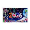 Comercio Electrónico Transfronterizo Copa Mundial 2026 en Estados Unidos, Canadá y México: Parche de Patchwork de Banderas de Estados Unidos y Canadá, Bandera de Torneo, Artículos para Animar