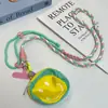 2025 Nova Bolsa Pendurada Estilo Dopamina Colorida Macia Criativa para Viagem Porta-Moedas Rosto Sorridente Fofo com Alça Tendência