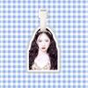 Etiqueta de equipaje Meng Meiqi, colgante de cadena para mochila escolar, adorno colgante, etiqueta periférica TikTok del mismo estilo