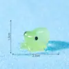 Nuevo producto transfronterizo: figuras de pulpo pequeñas luminosas, coloridas y adorables - decoración de acuario, accesorios para manualidades y adornos para paisajes en miniatura