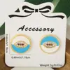 Distrito Lu Joyería de Moda Femenina Estilo Europeo y Americano Nuevo Pendientes Ojo de la Suerte Accesorios de Pendientes Personalizados Creativos