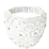 Diadema de ala ancha para el pelo transfronteriza, nuevo tocado de perlas, pañuelo para la cabeza hueco, gorro, accesorios para el cabello de celebridad de TikTok, venta al por mayor