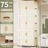 Em Estoque Guarda-Roupa Doméstico Sem Instalação Armário de Armazenamento de Brinquedos para Lanches de Bebê Armário de Armazenamento para Sala de Estar Guarda-Roupa Simples Infantil