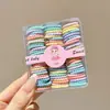 Gomas de Pelo de Colores del Tamaño de un Pulgar para Niñas, Alta Elasticidad y Duraderas, Cuerdas de Goma para el Cabello, Accesorios para el Cabello