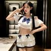 Lingerie sexy OL professora jk uniforme de gatinha desejo puro empregada cheongsam conjunto combinação geração noite crocante 9999