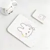 Espejo de Maquillaje Lindo de Conejo Miffy, Espejo de Maquillaje Plegable Adorable Estilo Ins para Dormitorio de Estudiante, Portátil de Escritorio para Niñas