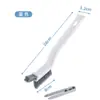 Cepillo de plástico tres en uno para suelo de baño, cepillo para juntas, cepillo de limpieza, cepillo de cerdas para limpieza de baño, cepillo para juntas