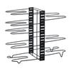 Estante de Almacenamiento de Cocina de Hierro Forjado Almacenamiento Ajustable Multicapa Utensilios de Cocina Tabla de Cortar Tabla de Cortar Tapa de Olla Estante para Ollas Suministros de Almacenamiento