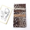Rayas de Color Estampado de Leopardo Combinación de Colores Venta de Fábrica Transmisión en Vivo Transfronteriza Bufanda Larga Estampada Satén Algodón Bufanda de Otoño e Invierno para Mujer Chal con Tacto de Algodón y Lino