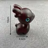 Adorno de Gato Curioso de Boj Lindo Animal Creativo Mini Juguete de Gato de Madera Pieza de Mano Regalo de Cumpleaños