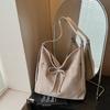Bolso de Hombro Retro Nuevo de Otoño Transfronterizo para Mujer 2025 Moda Mochila Simple Casual Bolso Tote de Gran Capacidad Trendy